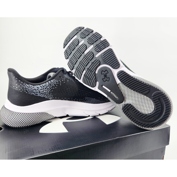 Under Armour HOVR Turbulence 2 Womens Running Shoes Black Grey Size 11 - Picture 3 of 6